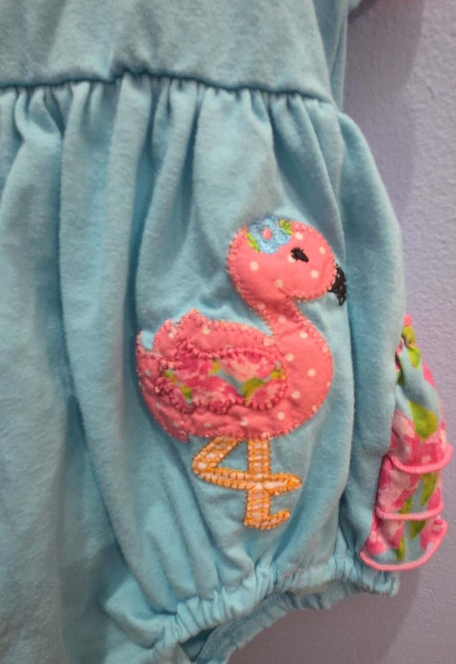 Floral Ruffle Bubble Romper - Picture 2 of 15